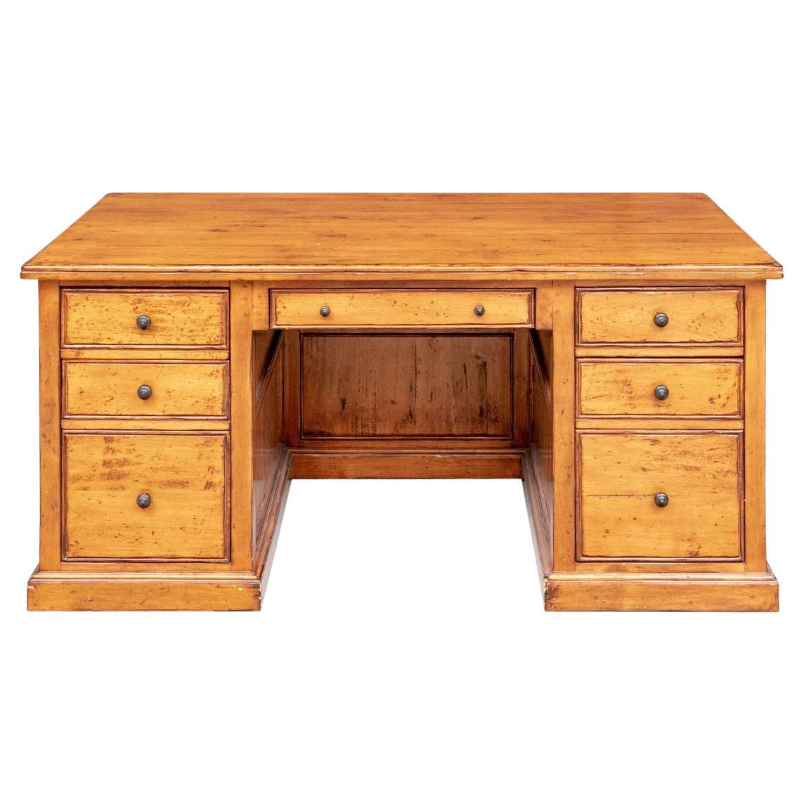 Custom Desk by Woodland Furniture For Sale