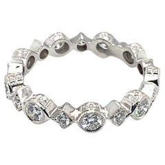 Custom Diamond Band with Alternation Shapes