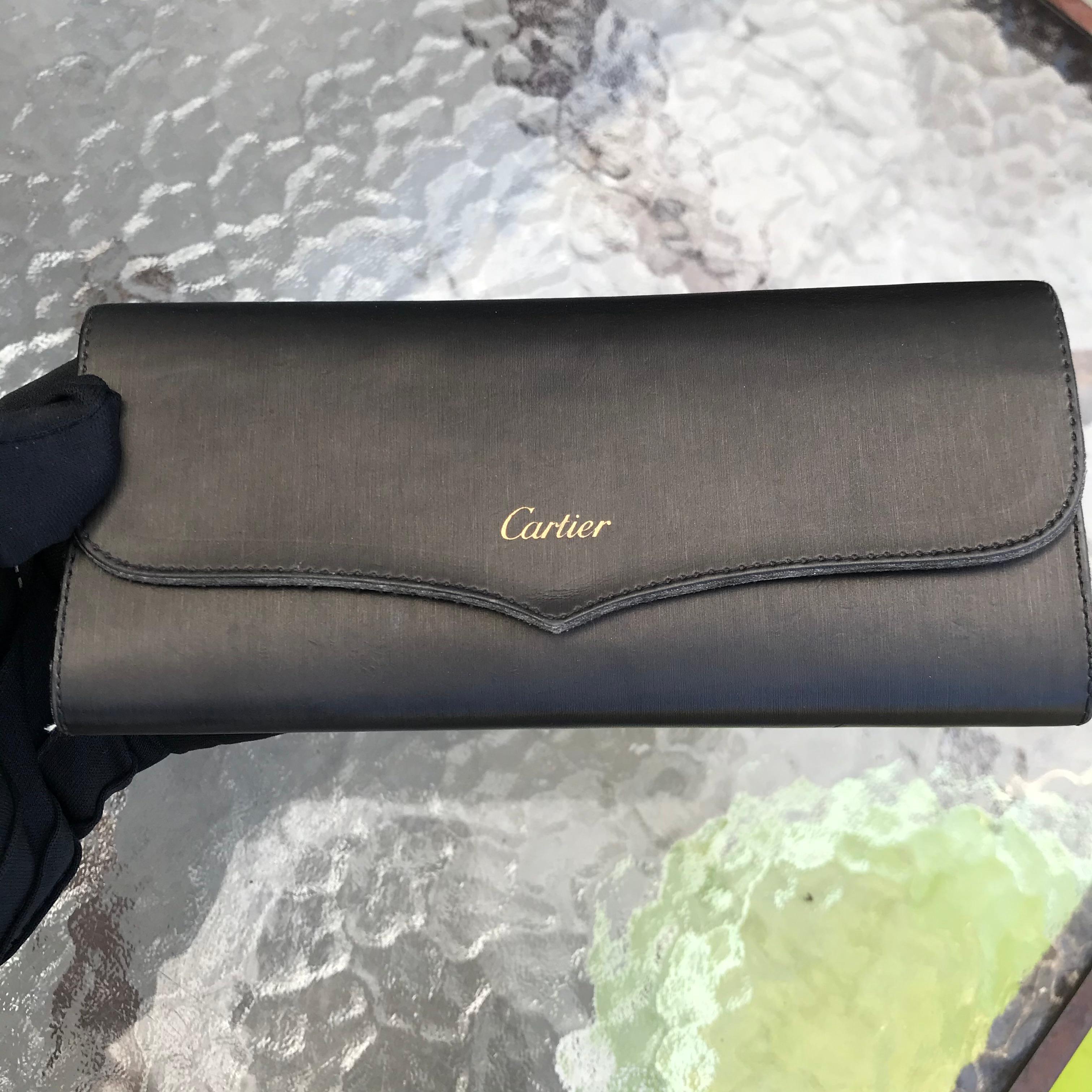 Custom Diamond Cartier Santos-Dumont Sunglasses For Sale 4