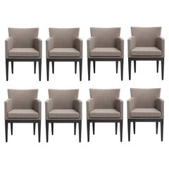 Custom Dining Chair with Upholstered Seat and Back