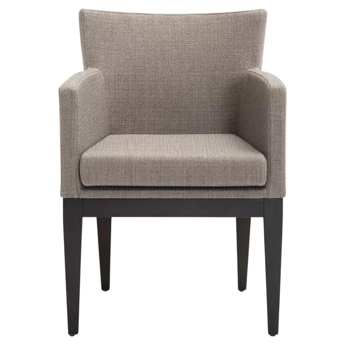 Chaise de salle à manger sur mesure avec assise et dossier tapissés