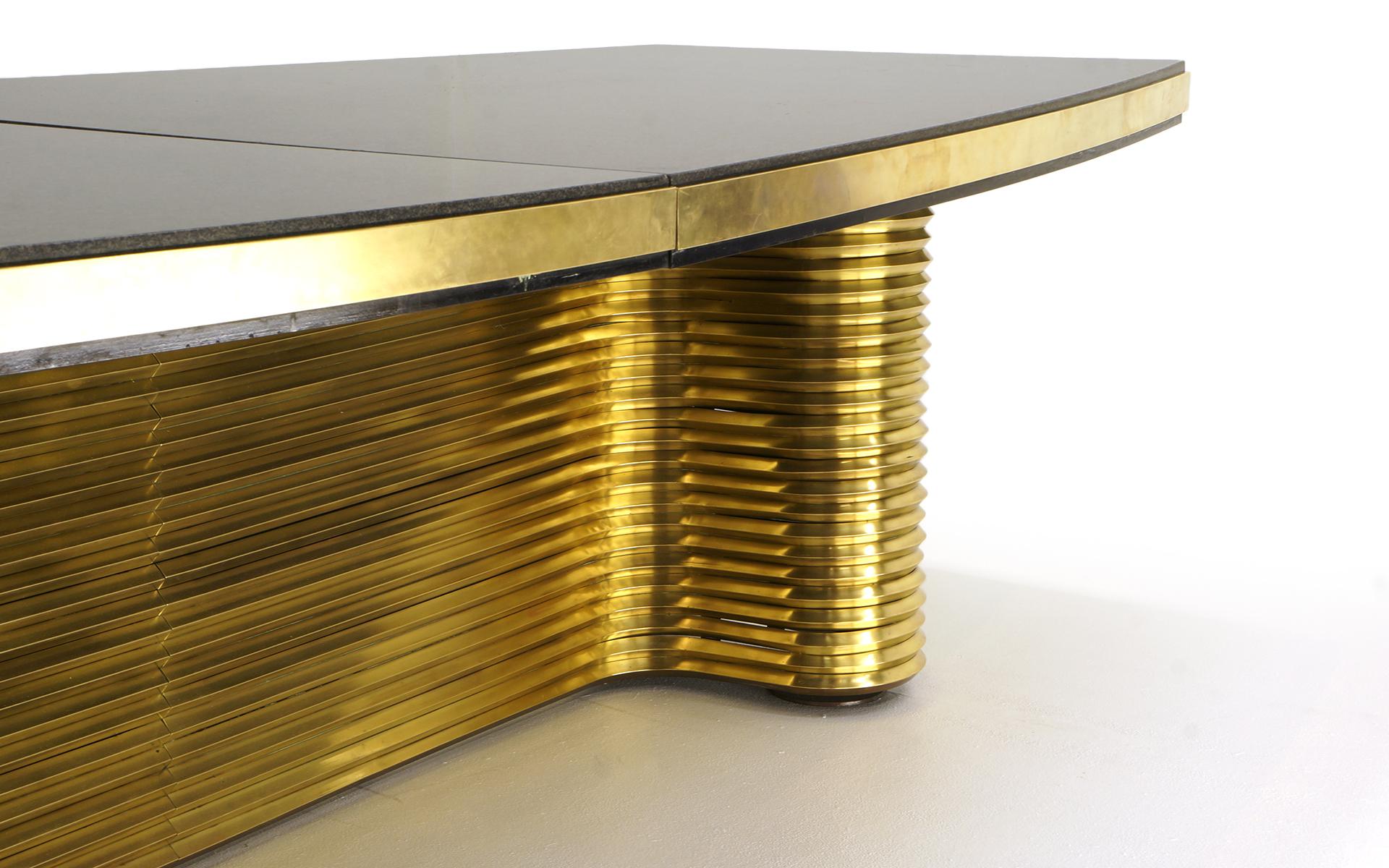 brass conference table