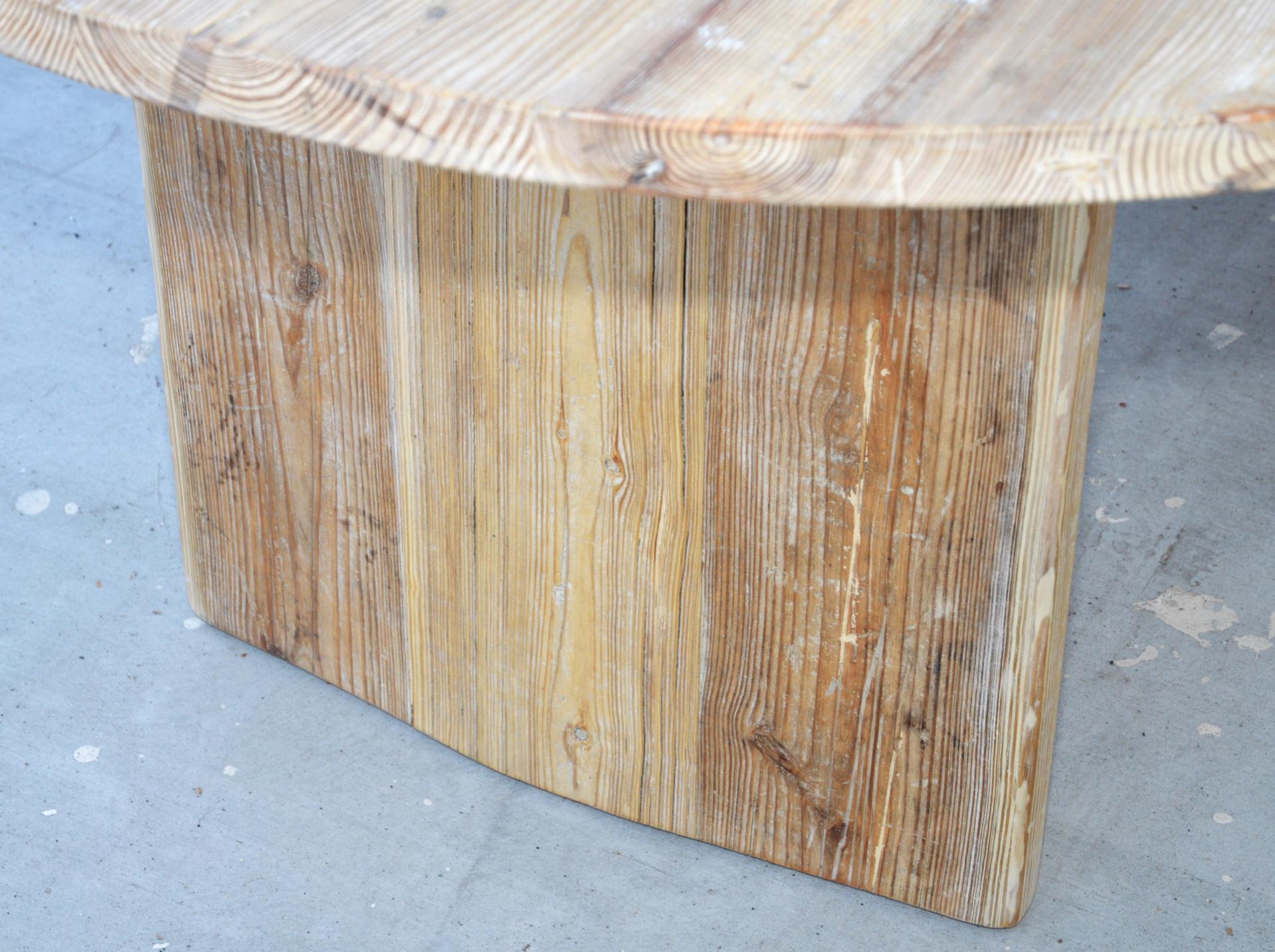 Barbro Dining Table Made from Reclaimed Pine (custom) In New Condition For Sale In Los Angeles, CA