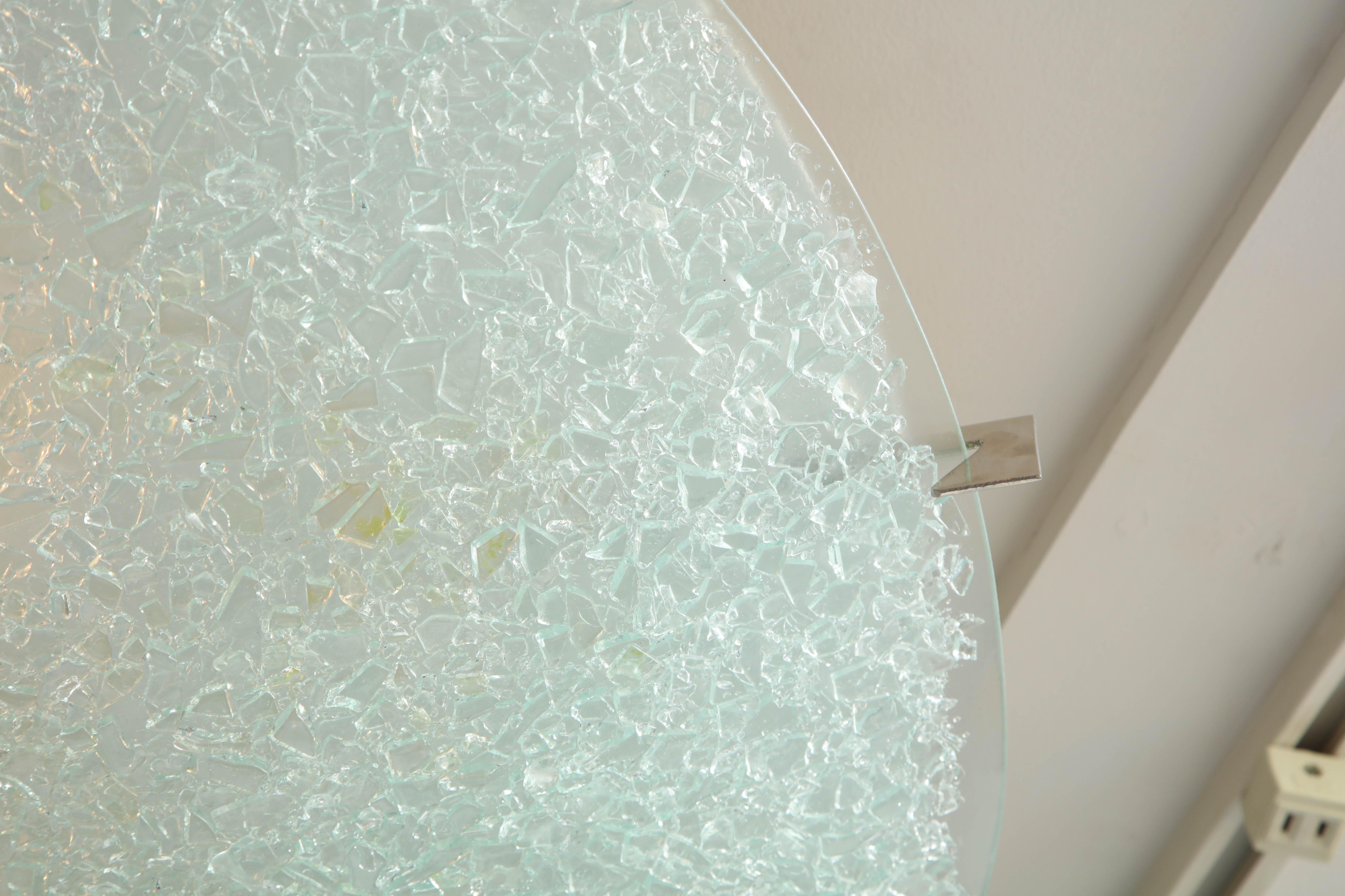 Dome Glass Flush Mount Light Fixture 2