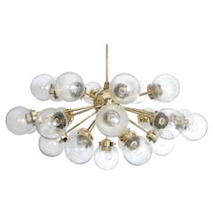 Custom Doria Twenty-Five-Globe Sputnik Chandelier
