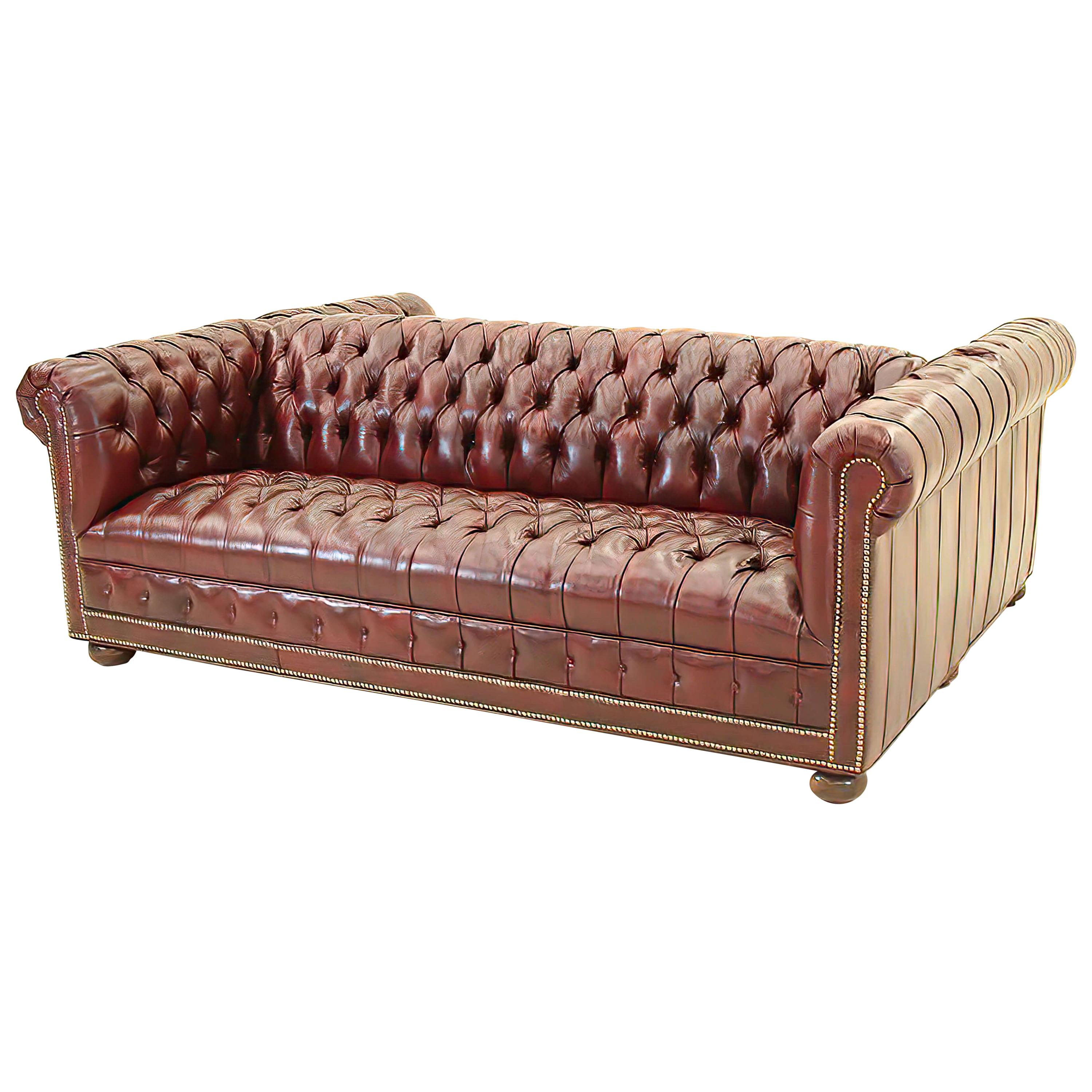 Custom Double Sided Chesterfield Sofa