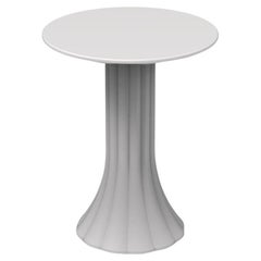 Tavolo per tende in travertino 61cm Diam x 76cm H (24" Diam x 30" H)