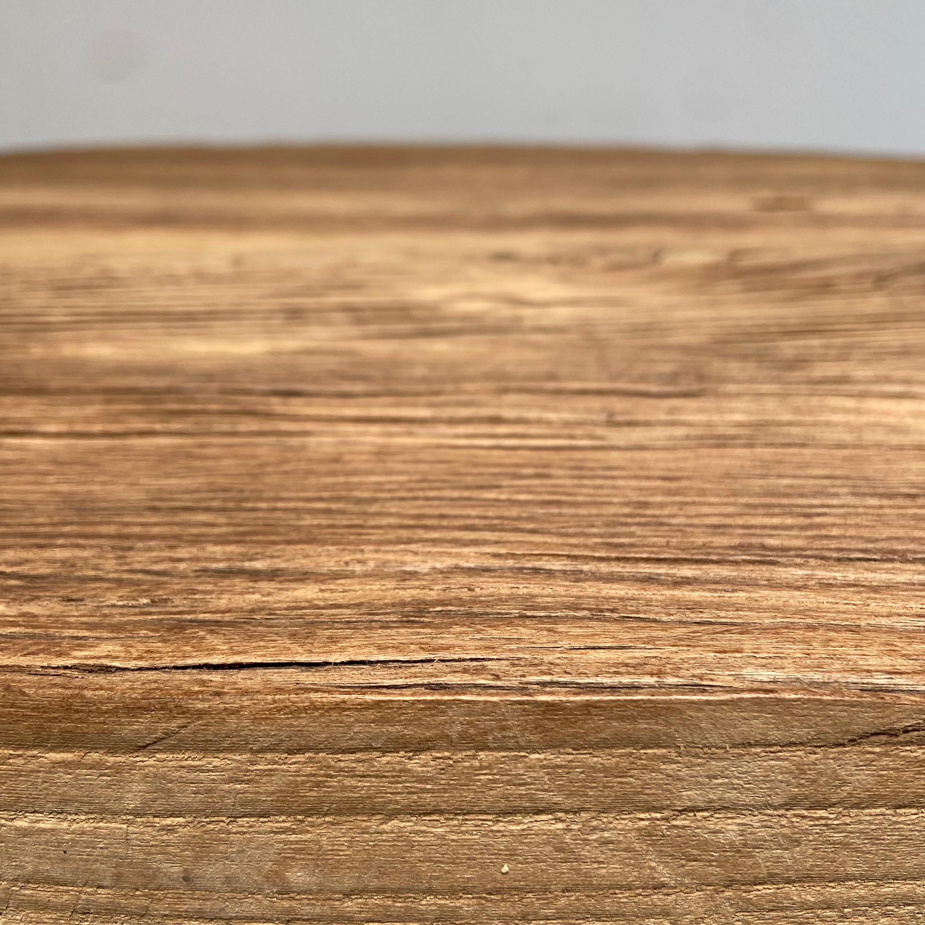 Custom Elm Wood Dining Table 3