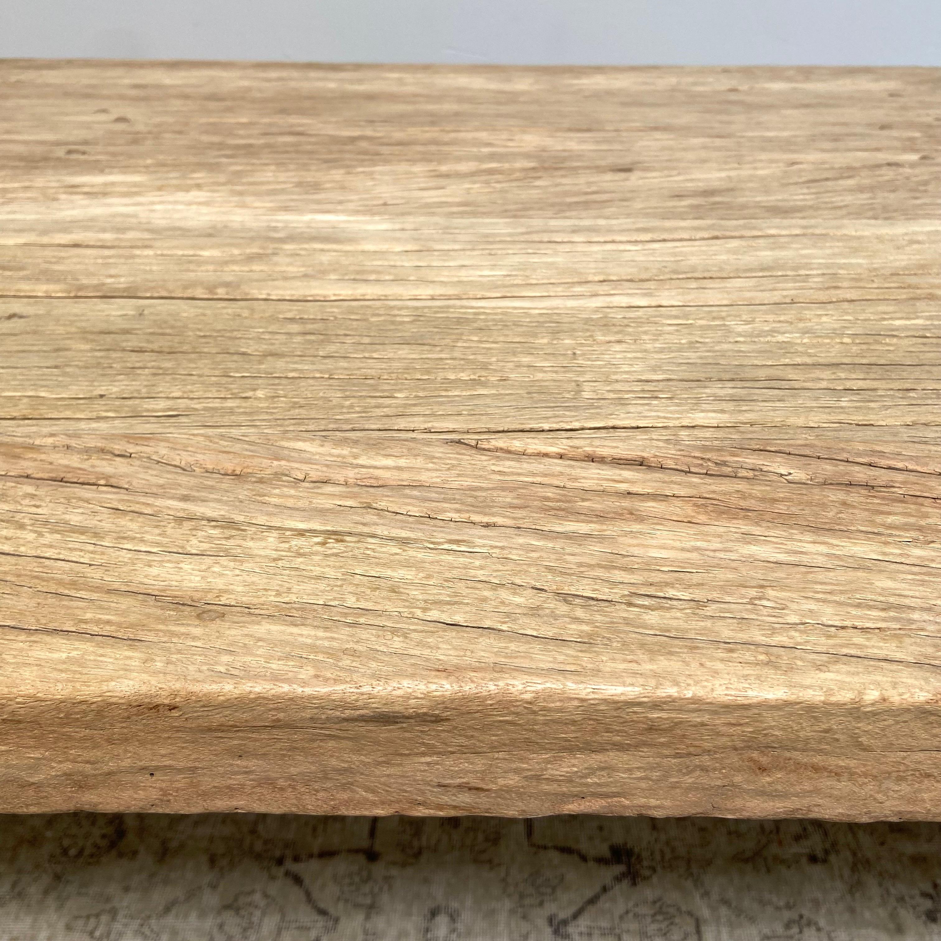 Custom Elm Wood Reclaimed Wood Dining Table 7