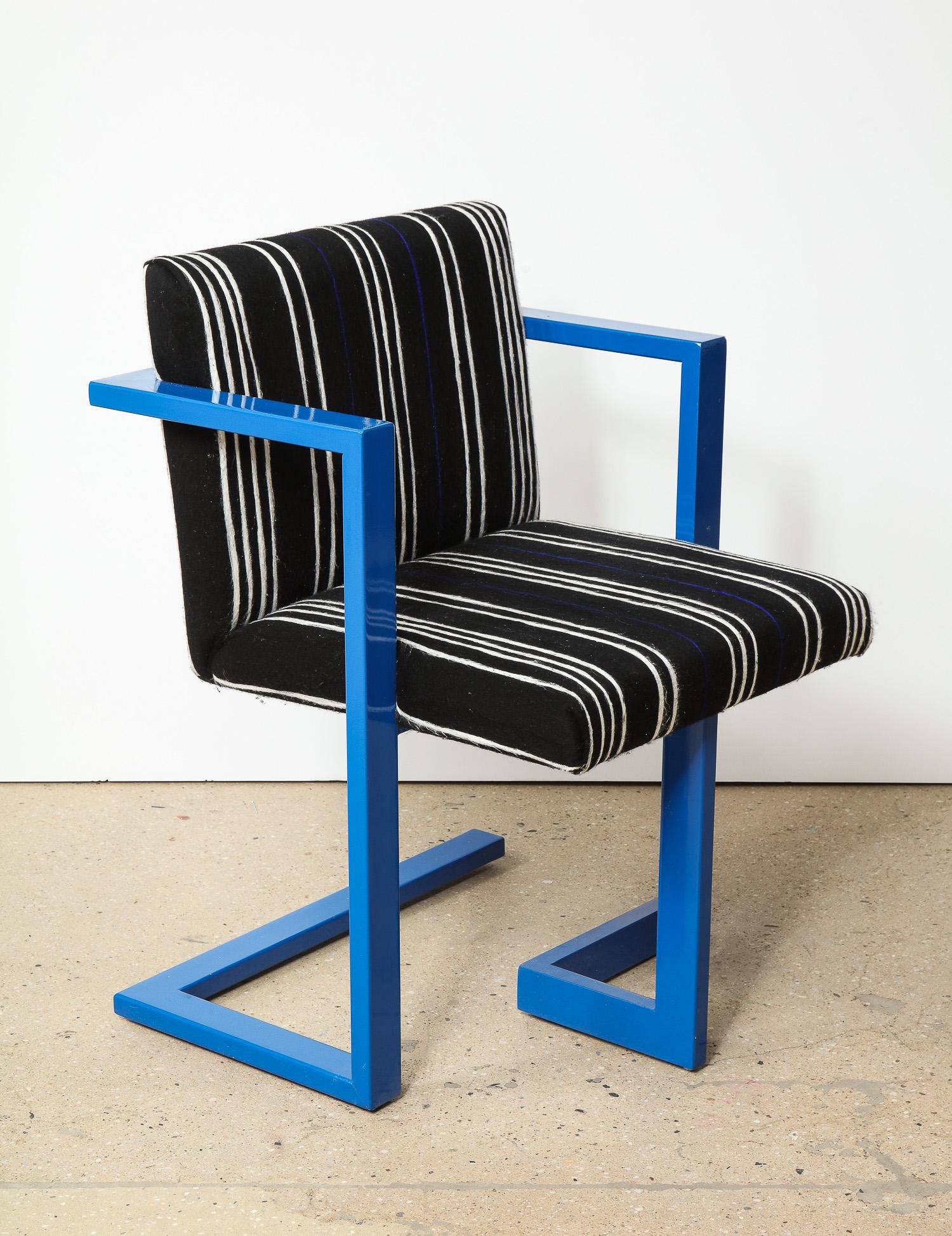 Custom Enameled Steel Chair For Sale 5