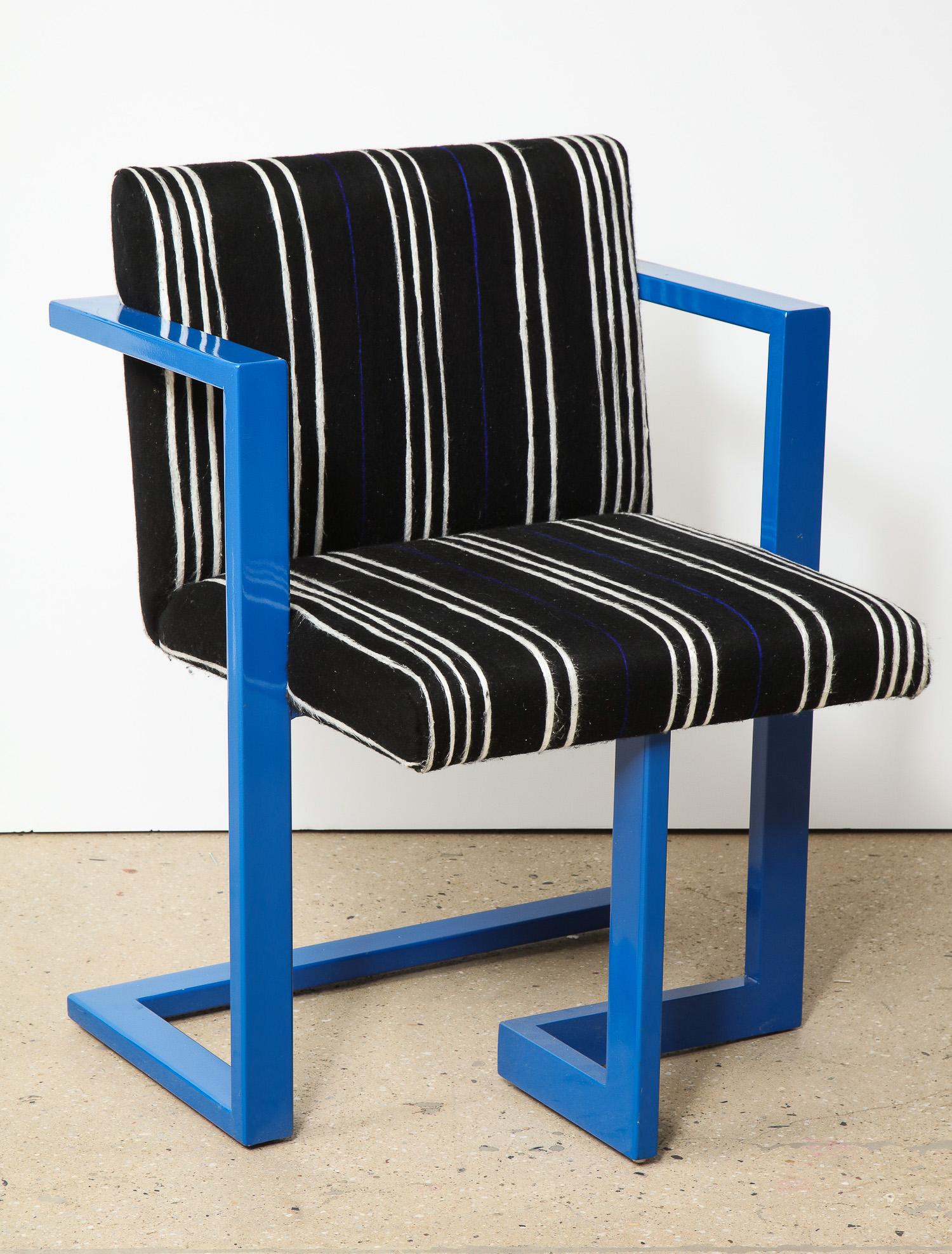 Custom Enameled Steel Chair For Sale 6