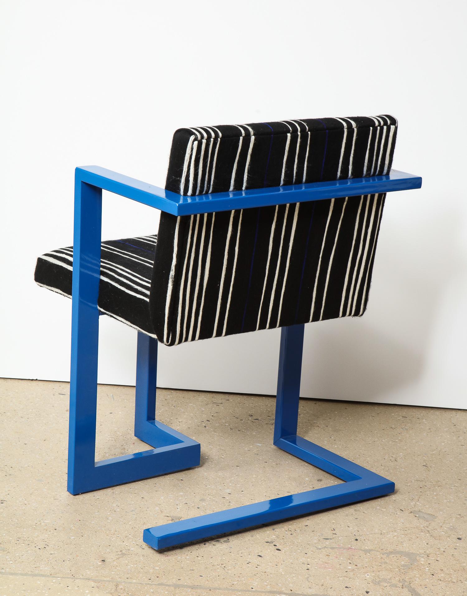 Custom Enameled Steel Chair For Sale 1