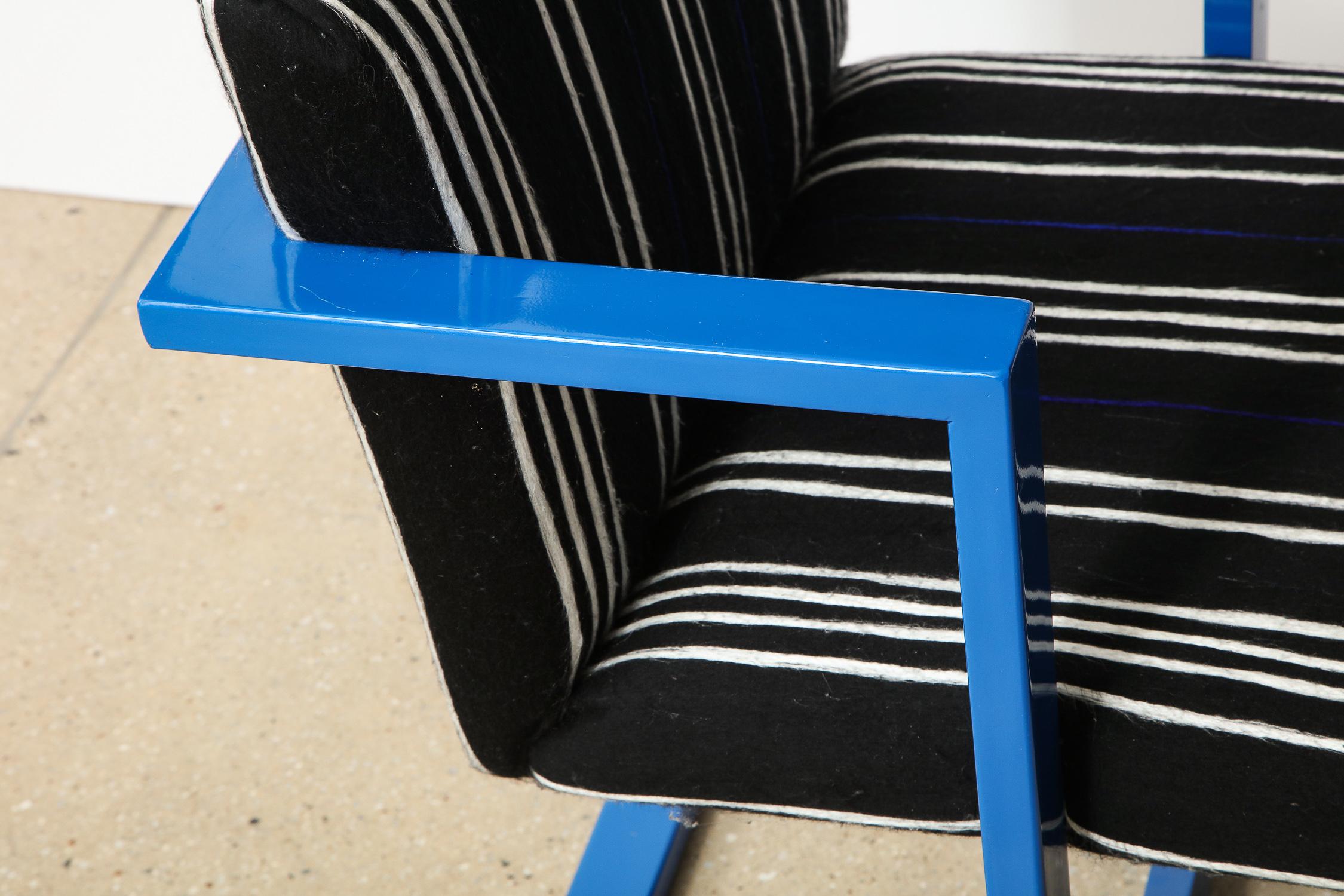 Custom Enameled Steel Chair For Sale 4