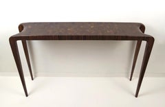 Custom Endgrain Console in Ebonized Walnut