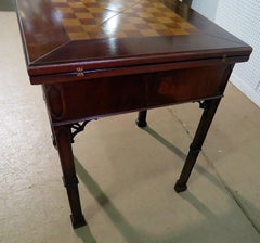 Chinese Chippendale Style Custom Made Games Chess Table