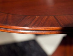 Maßgefertigter Esstisch aus englischem Mahagoni mit Palisanderbändern