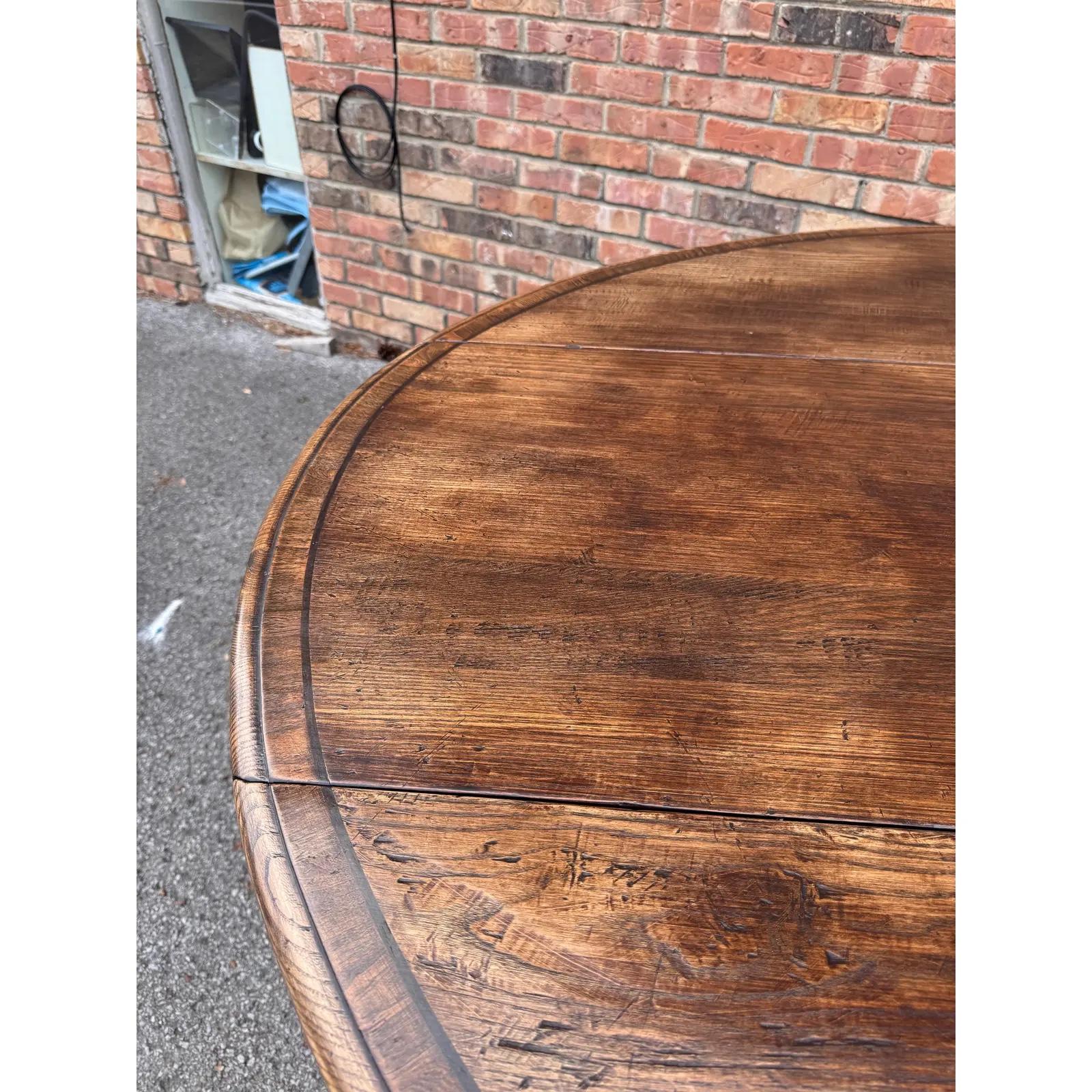Table de salle à manger ovale anglaise sur mesure en vente 6