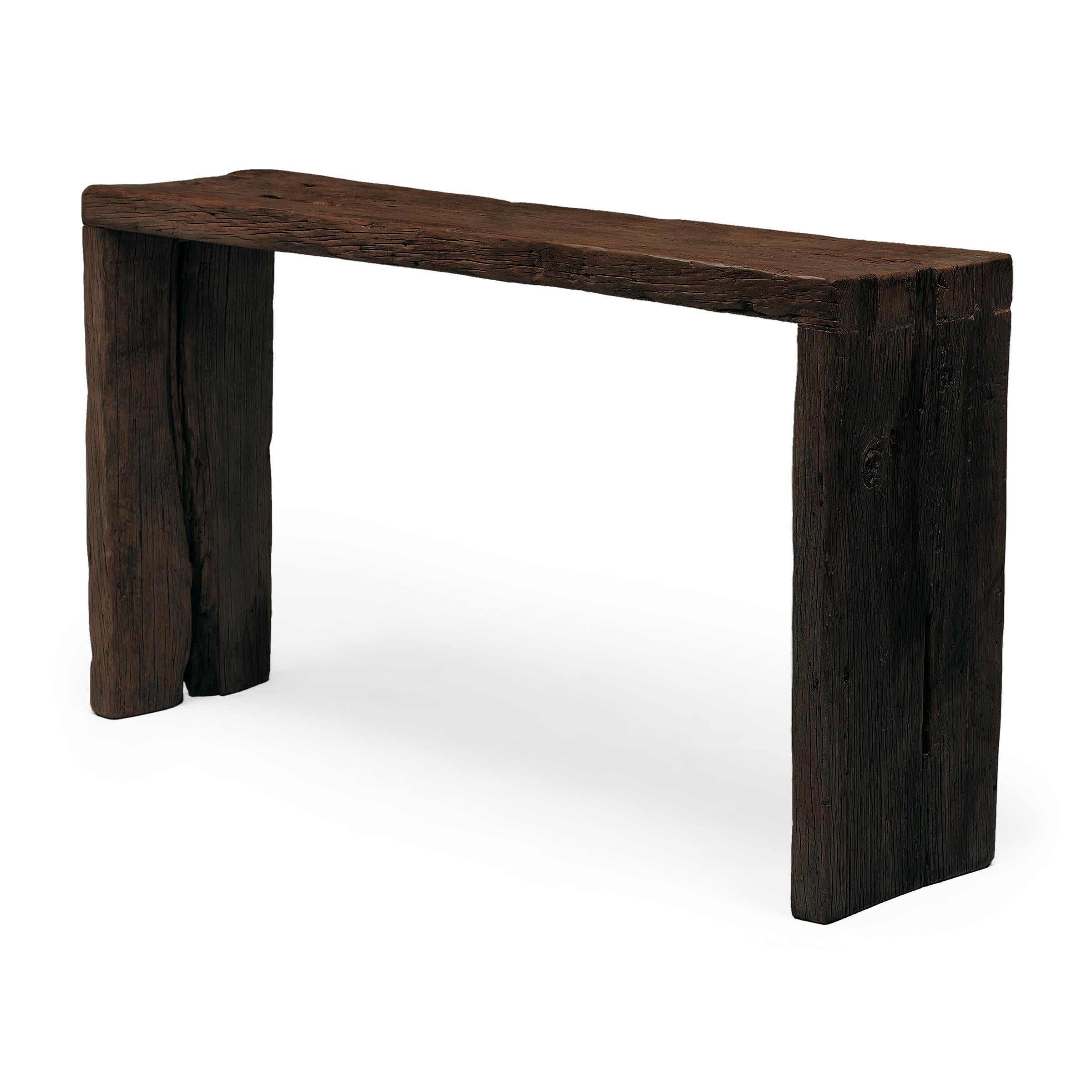 waterfall console table