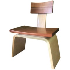 Custom Exotic and Hardwood Game Chair by David Levy