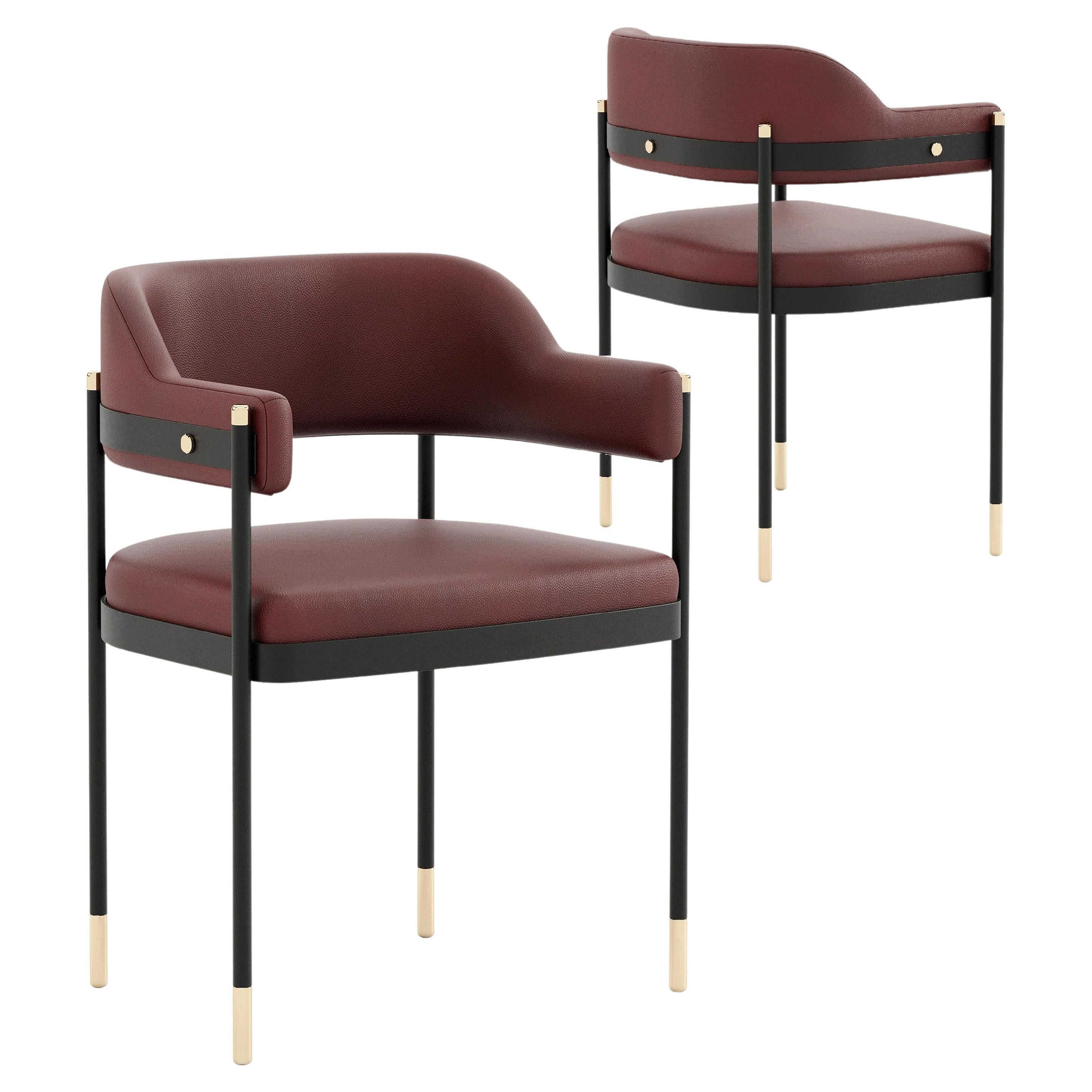 Custom Extra Wide Dining Armchair in Wrought Iron Structure For Sale at