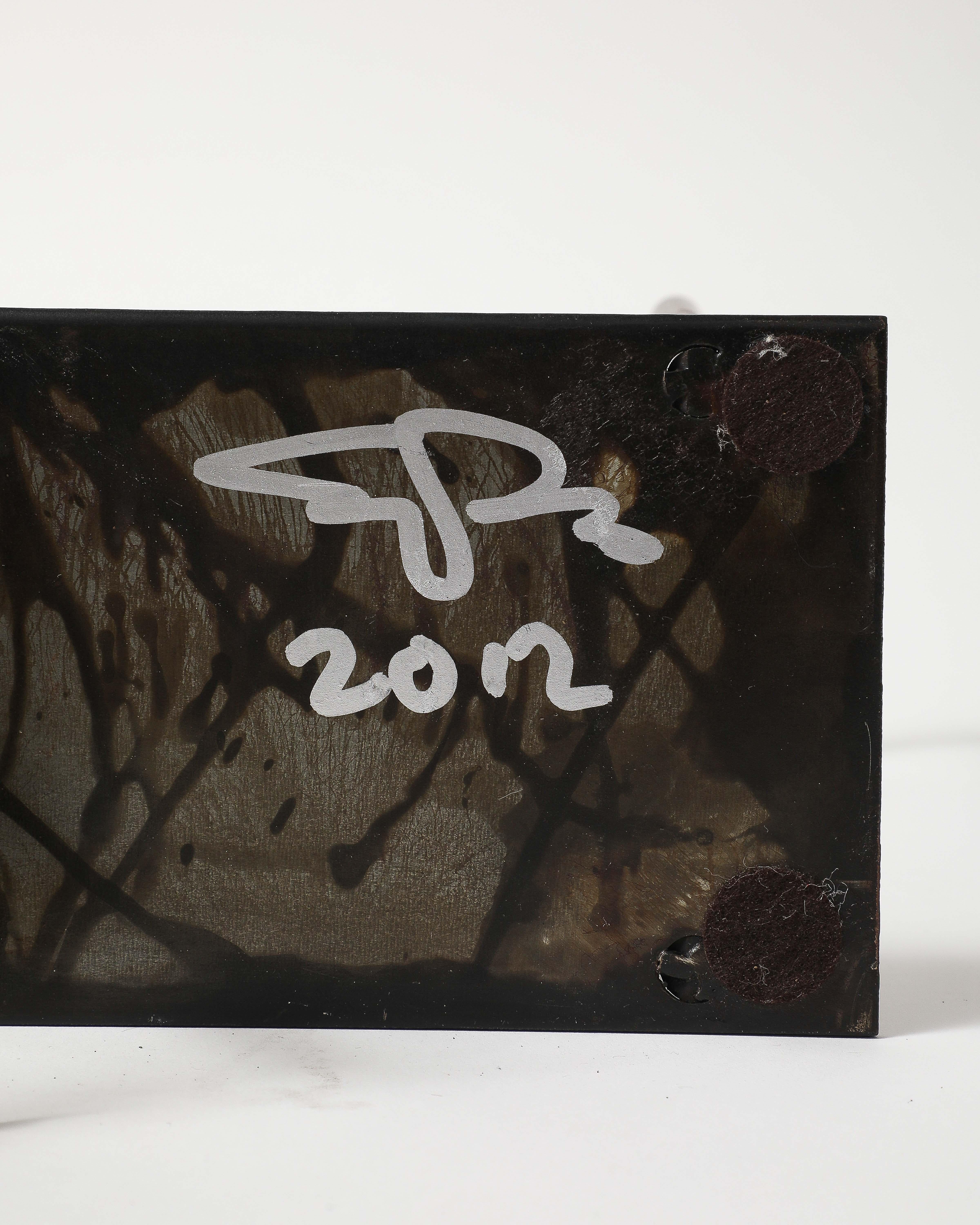 Sujetalibros de acero fabricados a medida, firmados por el artista en venta 6