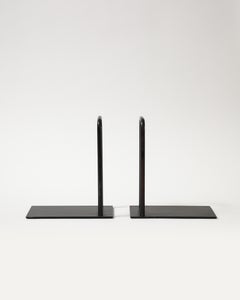 Custom Fabricated Steel Bookends, Signed by Artist