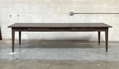 Inga Harvest Table made from Ebonized Oak (Custom)