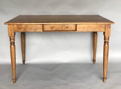 Custom Farmhouse Style Writing Desk with Pencil Drawer by Dos Gallos Studio