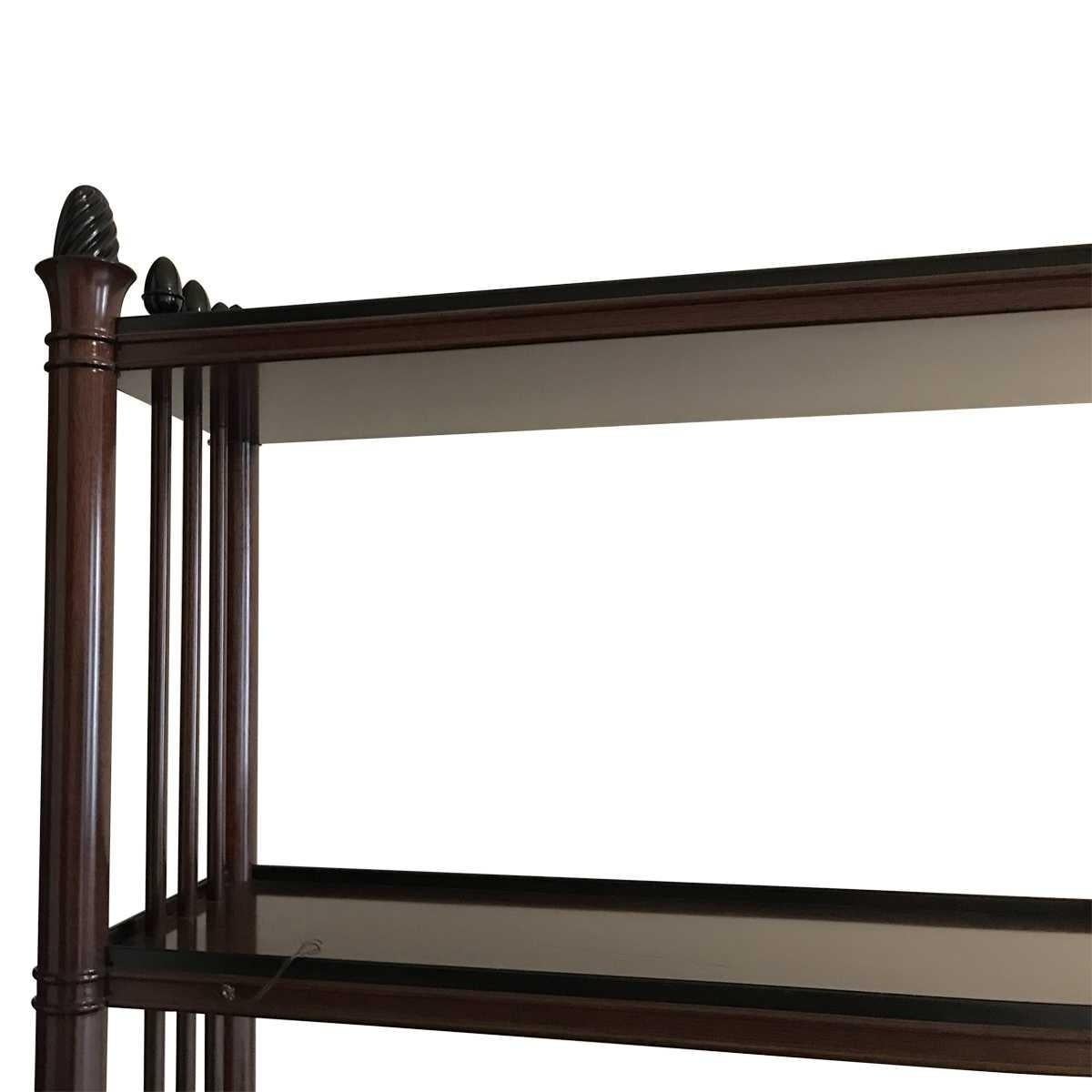 Mahogany Custom Five-Tier Étagères by Peter Marino