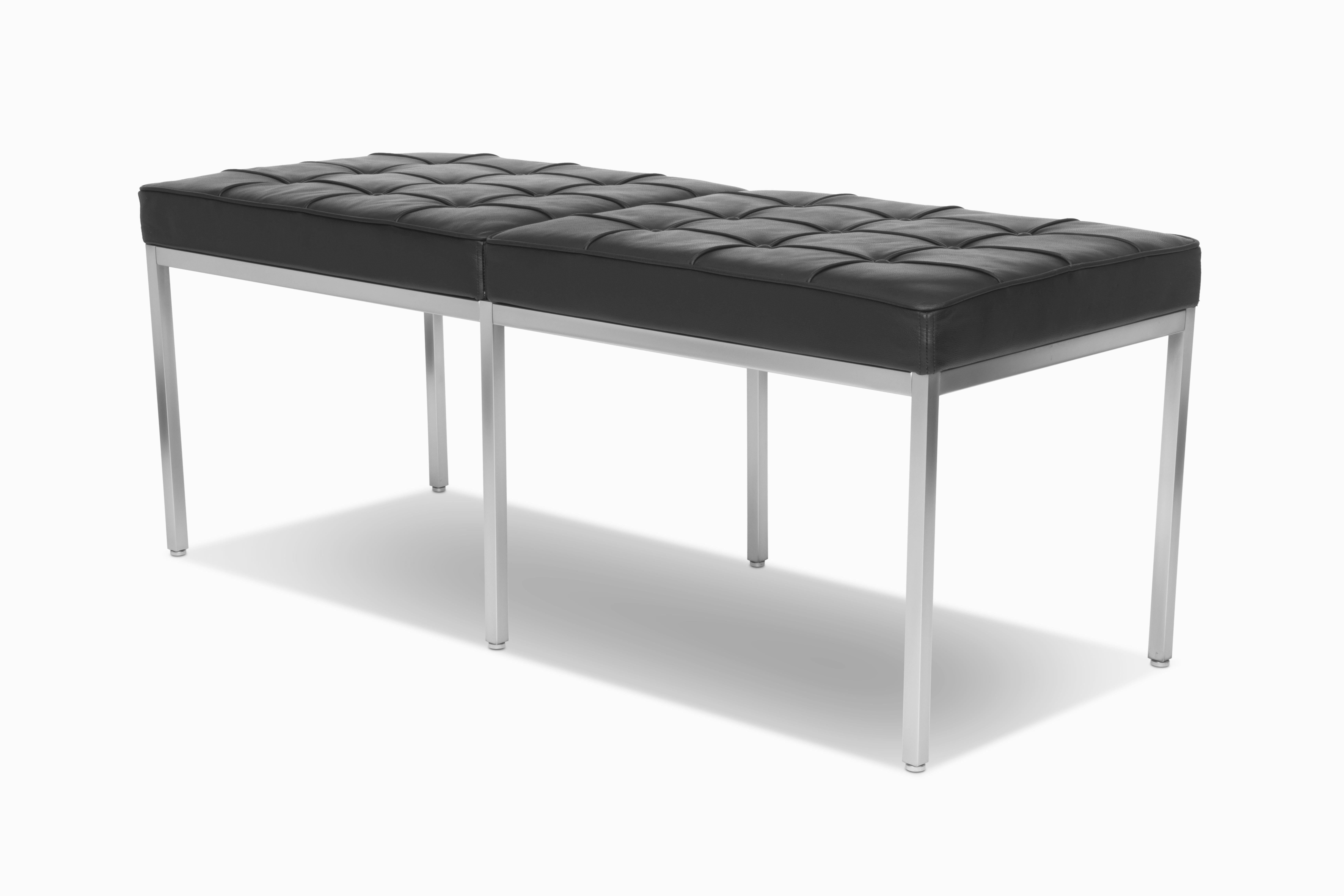 Custom Florence Knoll Bench Acero en venta