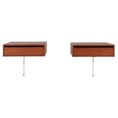 Custom Florence Knoll Teakwood Nightstands model 575, for Knoll