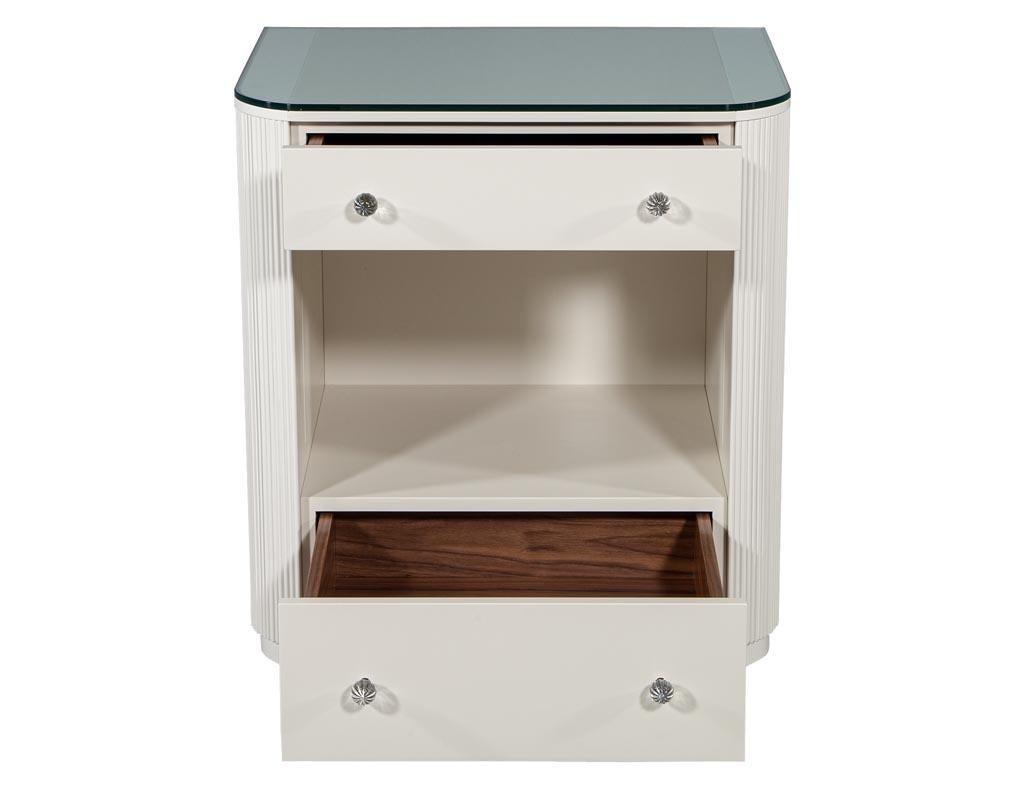 fluted nightstands