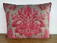 Custom Fortuny Cotton and Silk Decorative Pillow