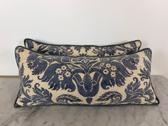 Custom Fortuny Lumbar Pillows by Melissa Levinson, Linen & Cotton, USA