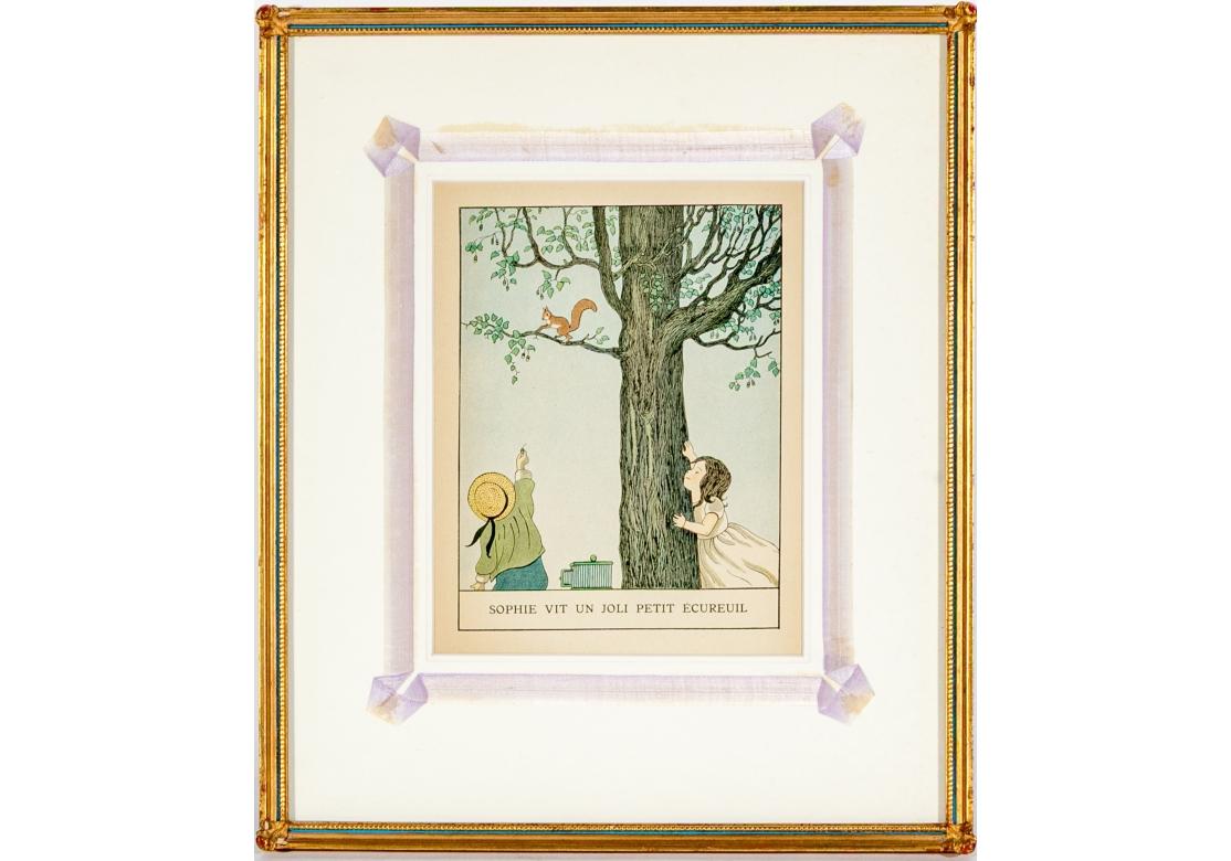 Français Impressions françaises encadrées sur mesure de Les Malheurs De Sophie (Sophie's Misfortunes) en vente