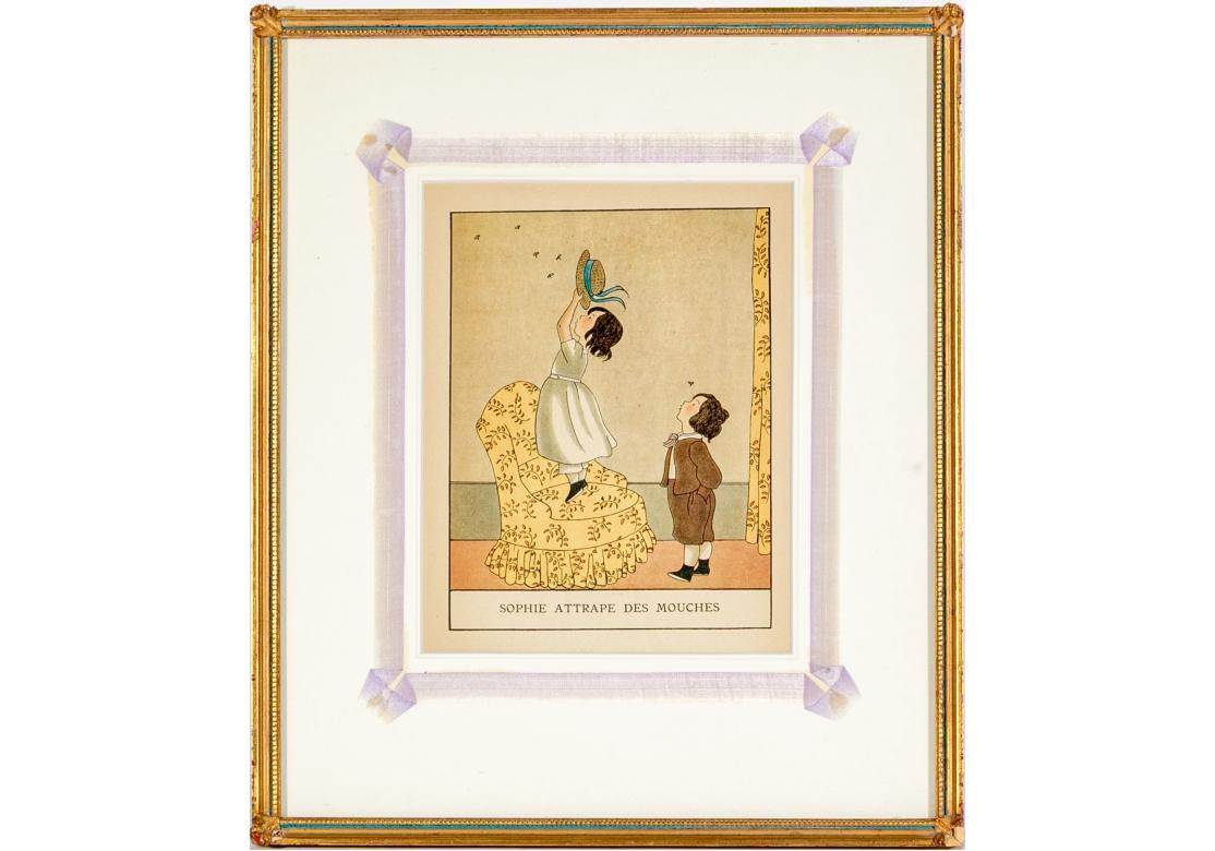 Impressions françaises encadrées sur mesure de Les Malheurs De Sophie (Sophie's Misfortunes) en vente 1