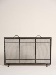 Custom Free Standing Fireplace Screen, USA, 2024