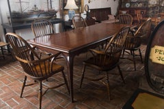 Custom French Cherry Farm Table with Leaf