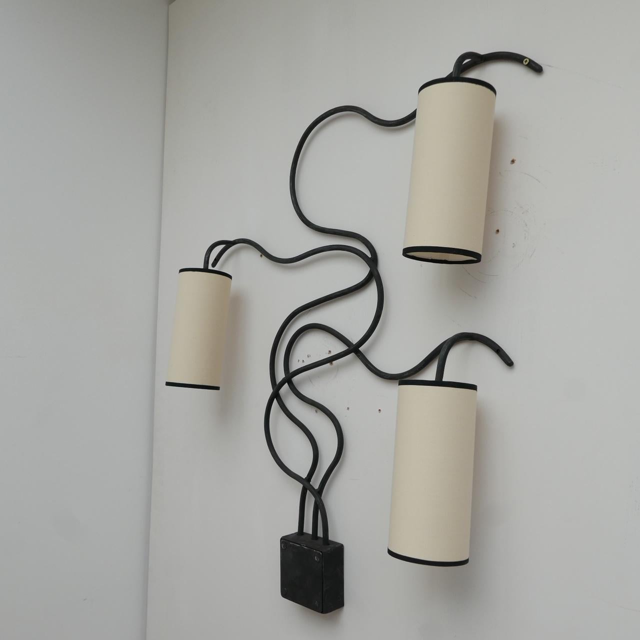 Custom French Wall Light in Manner of Jean Royère 5