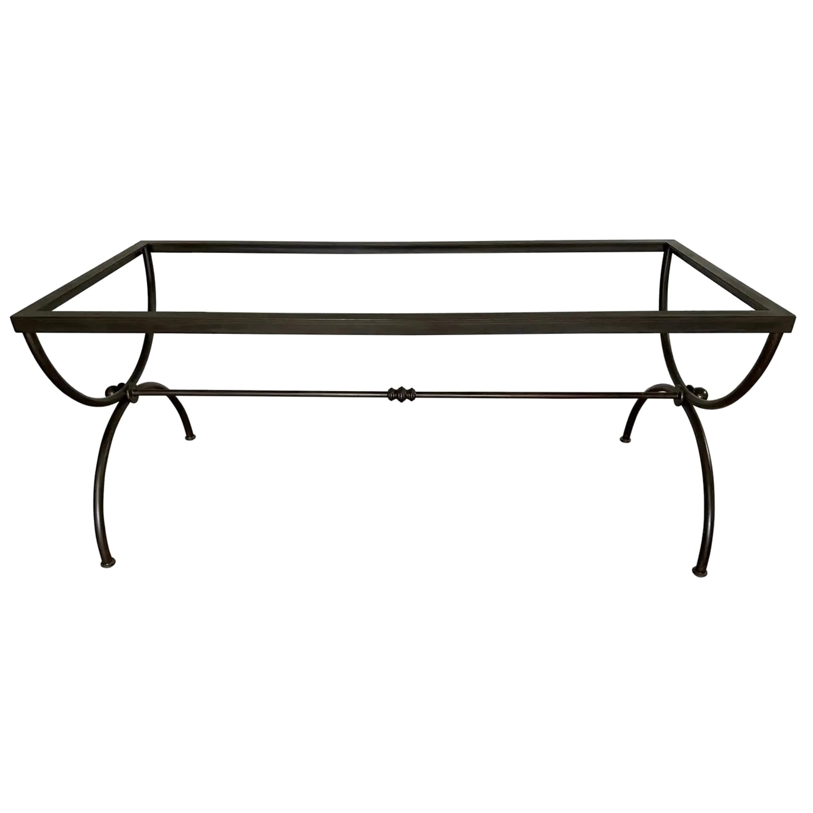Base per tavolo da pranzo in metallo da giardino personalizzata realizzata da BH&A