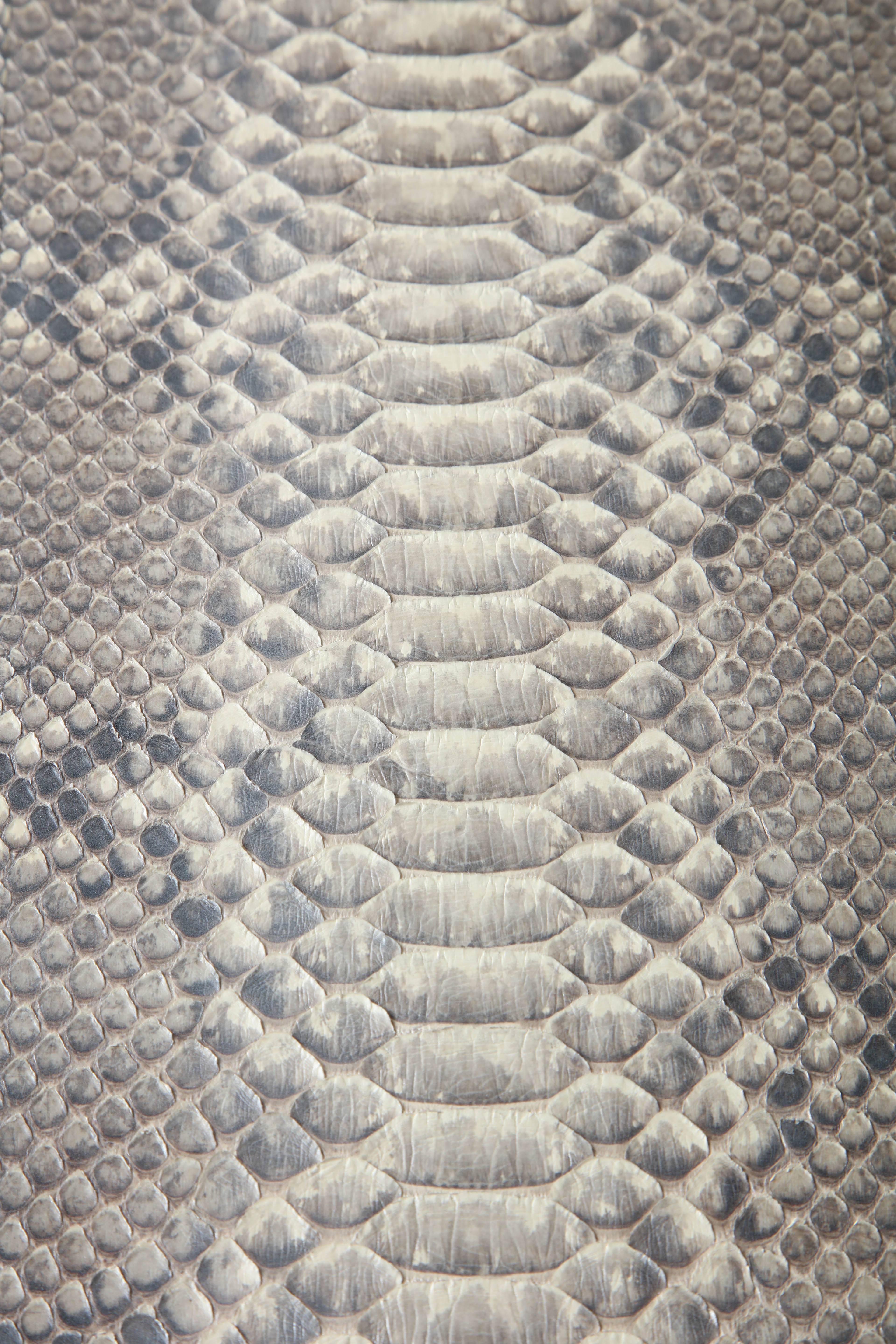 Comò Python a 15 cassetti con pannelli laterali in lucite in vendita 3