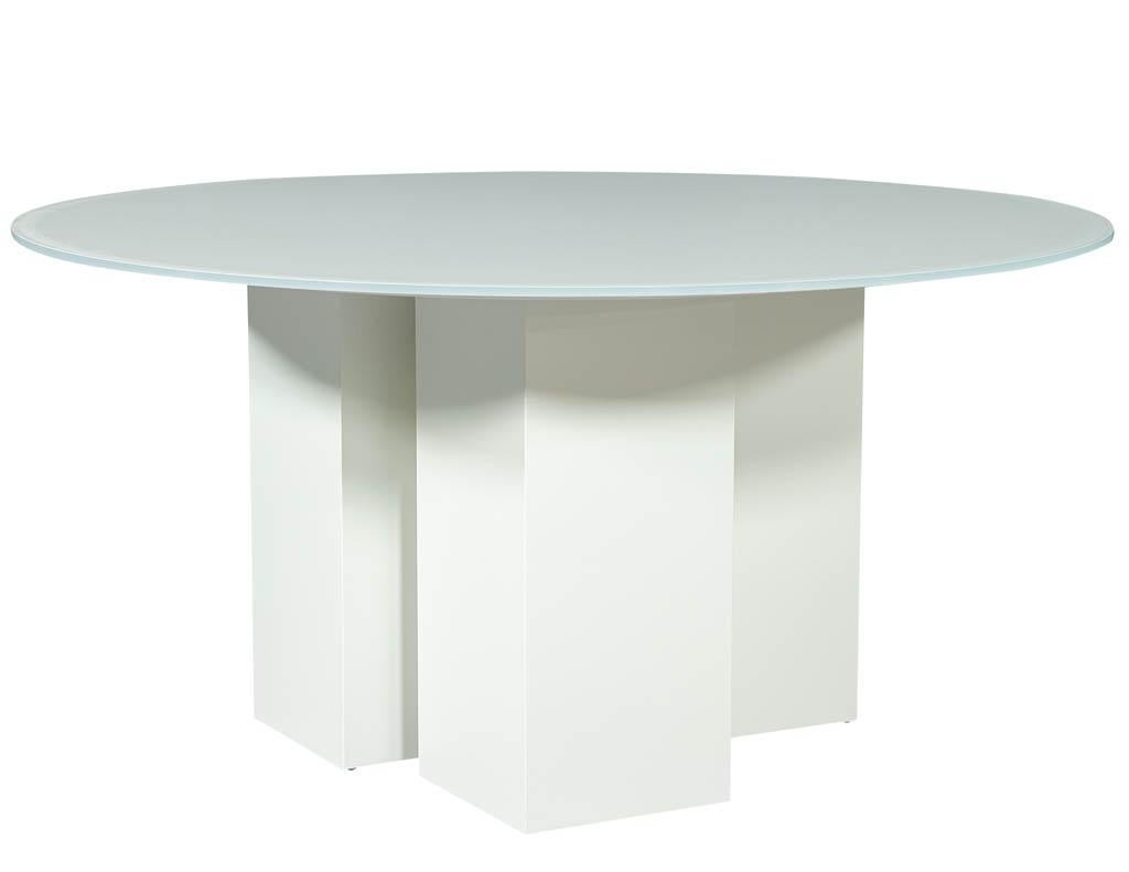 custom table base for glass top