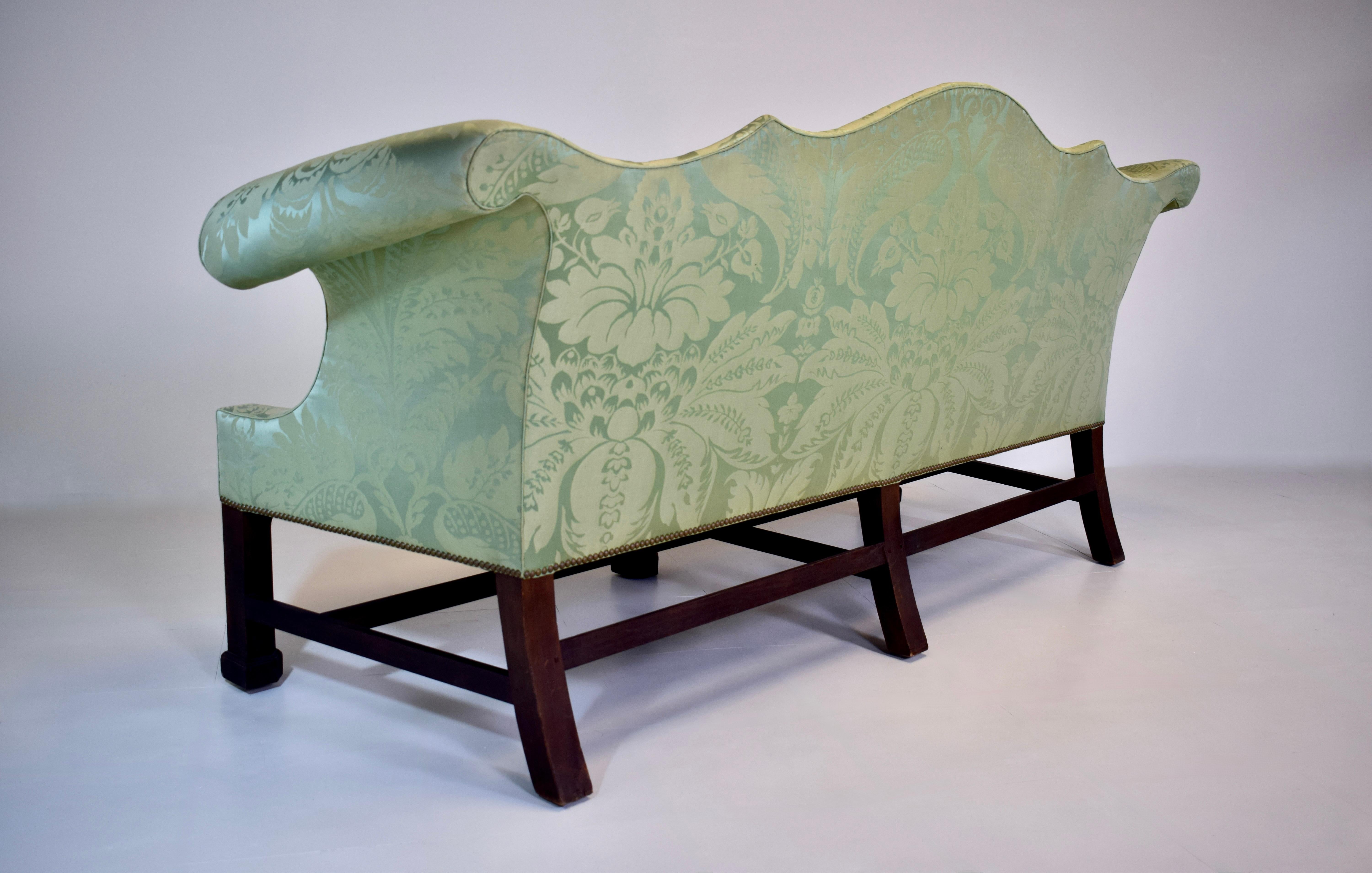 Custom George III Mahogany Sofa For Sale 7