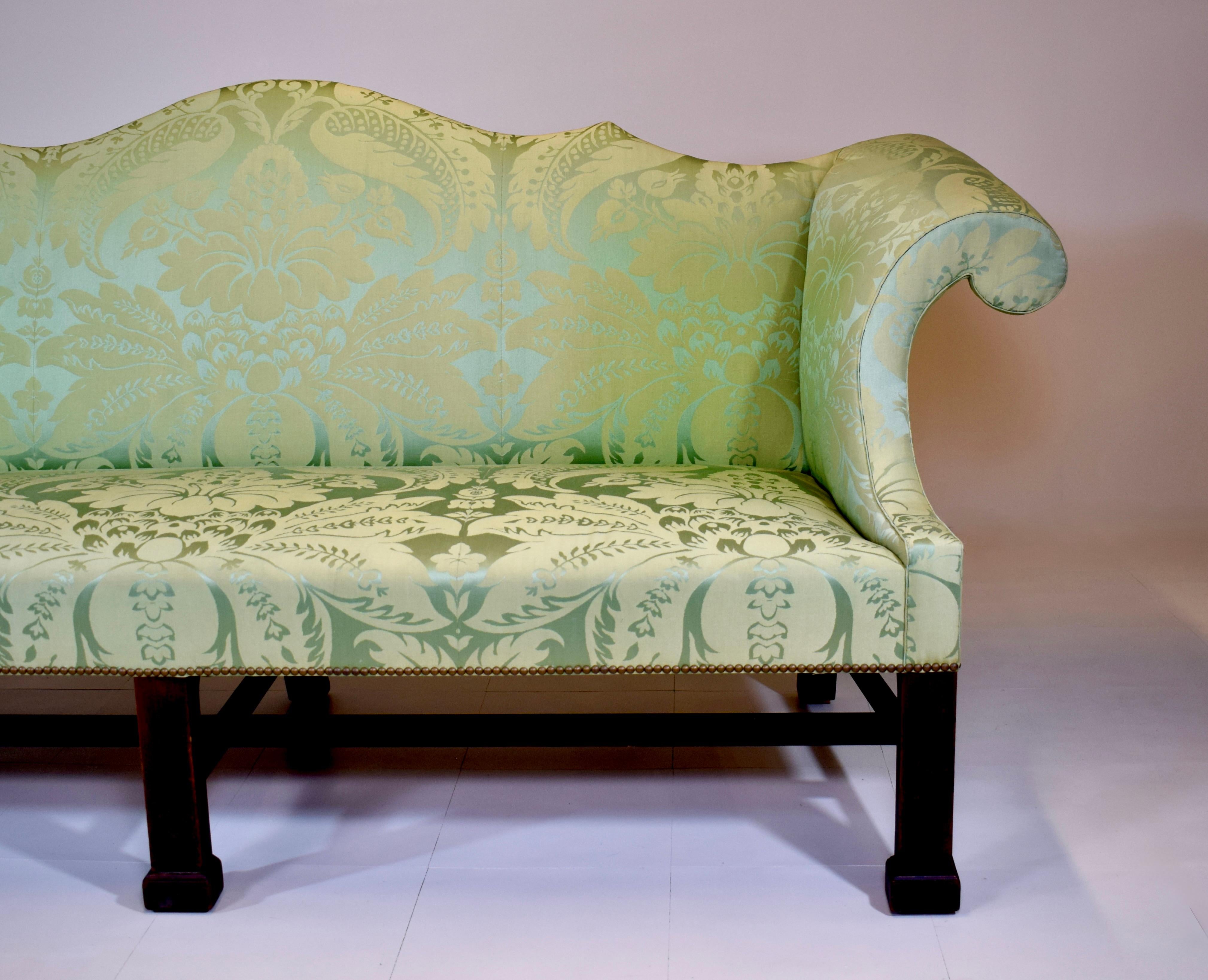 20th Century Custom George III Mahogany Sofa For Sale