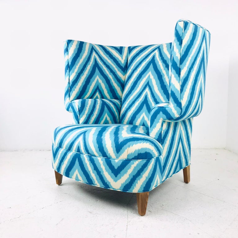 Custom Glenwood Wing Chair For Sale at 1stDibs