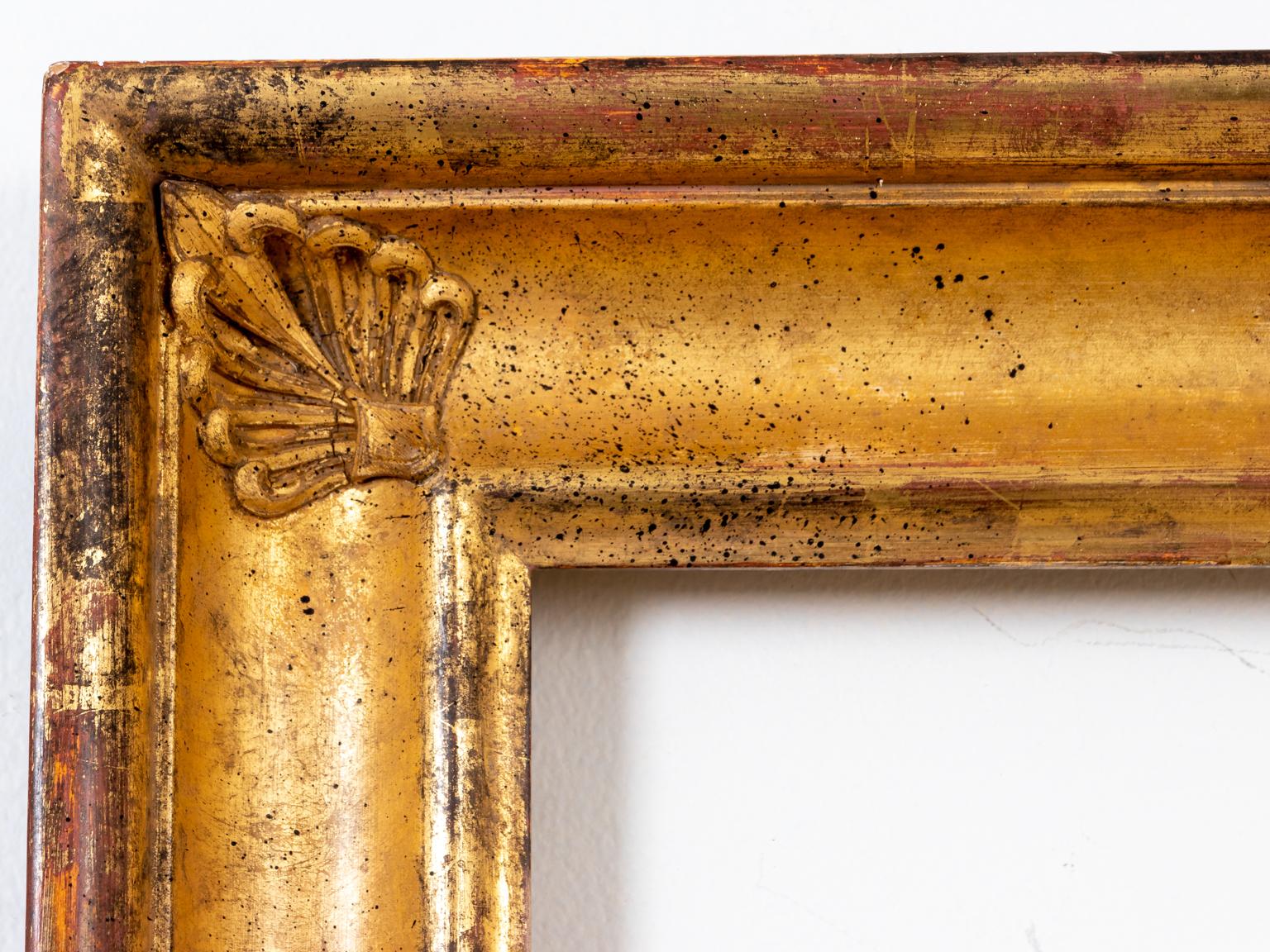 Contemporary Custom Gold Leaf Frame For Sale