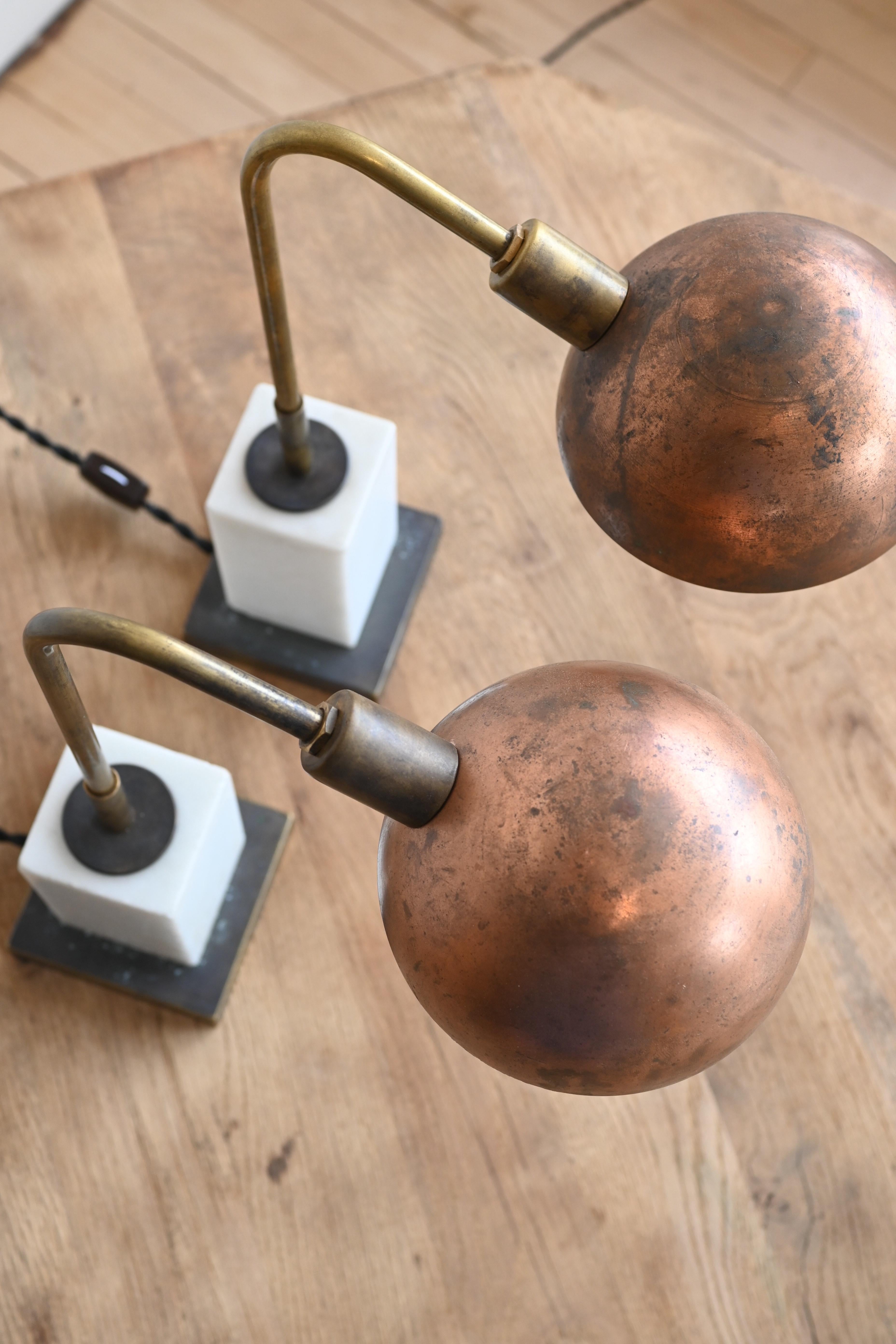 Lampes de table à col de cygne personnalisées en vente 5