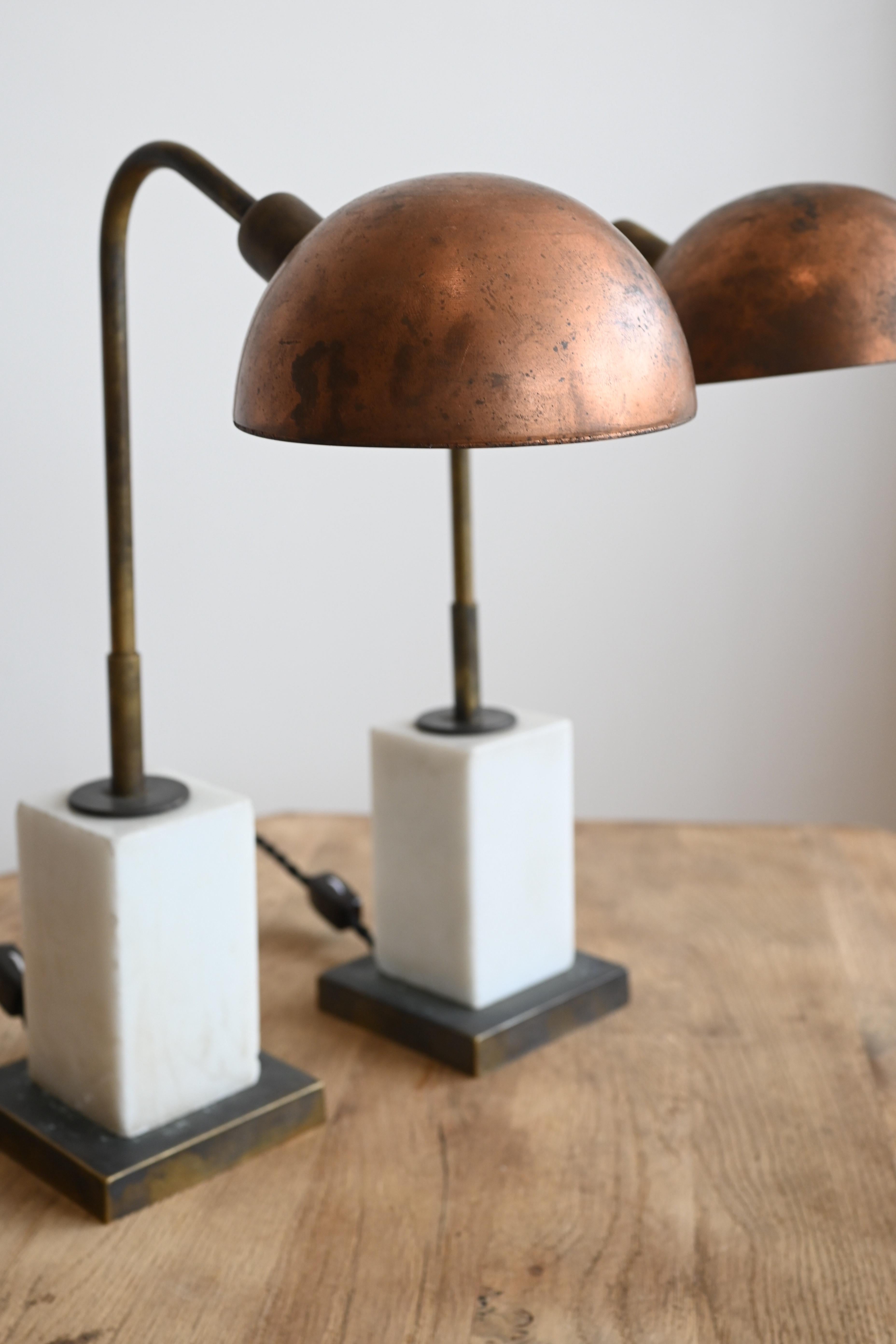 Lampes de table à col de cygne personnalisées en vente 6
