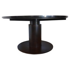 Custom Granite Cocktail Table with Metal Base
