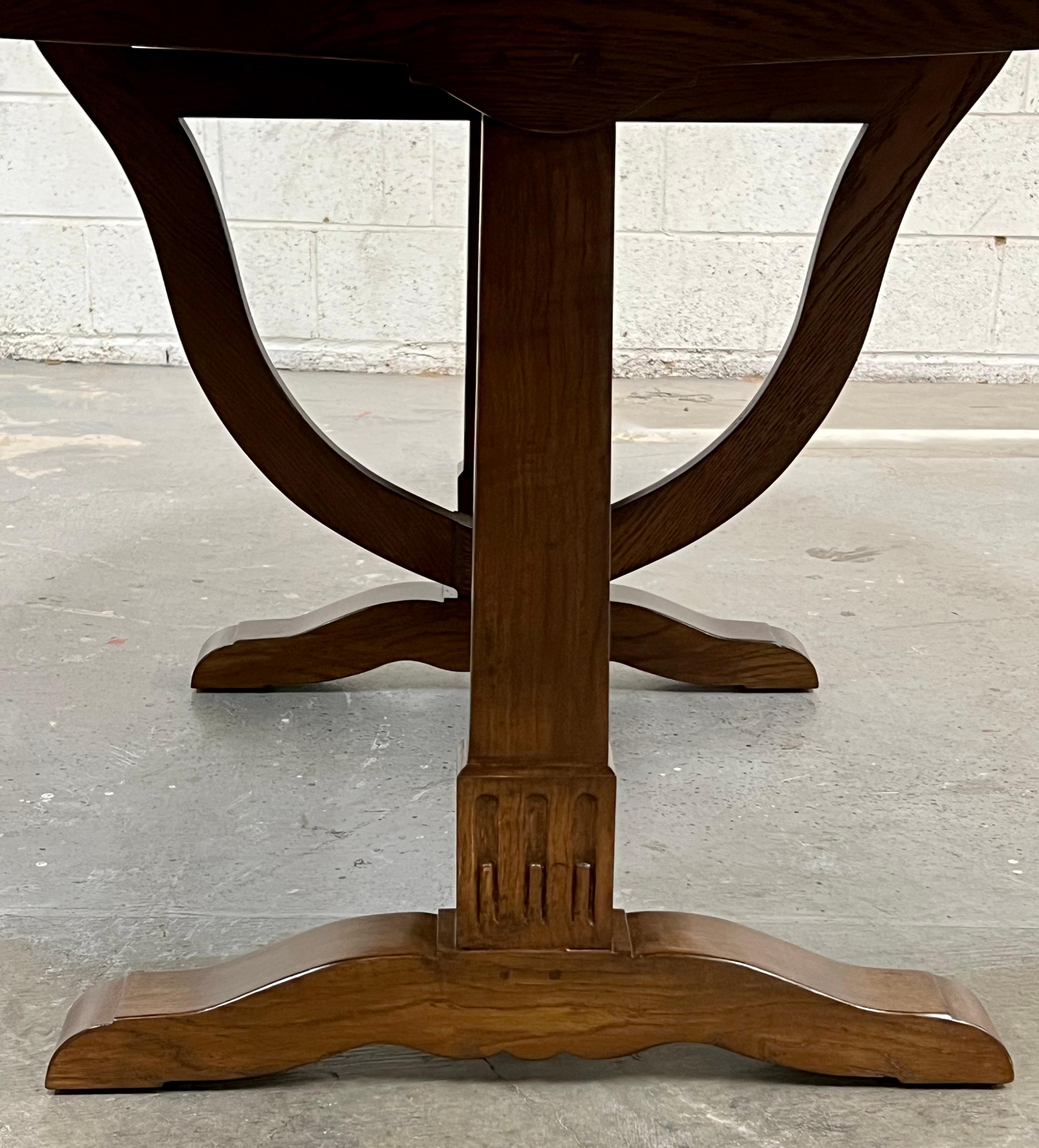 Custom Greta Dining Table made from Walnut For Sale 2